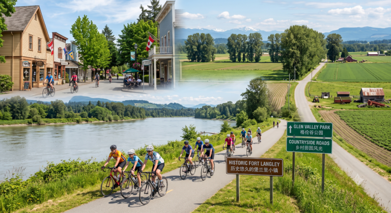 🚲 PNOA Surrey – Fort Langley – Glen Valley Park Cycling / 素里 – 兰里 – Glen Valley公园骑行活动 🚲